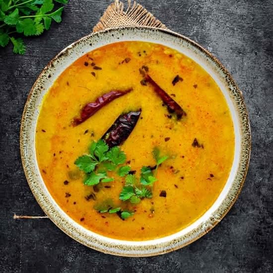 Yellow Daal Tadka (vegan).