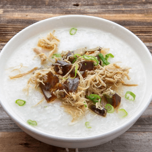 C52 Pork & Preserved Egg Congee 皮 蛋瘦肉粥 