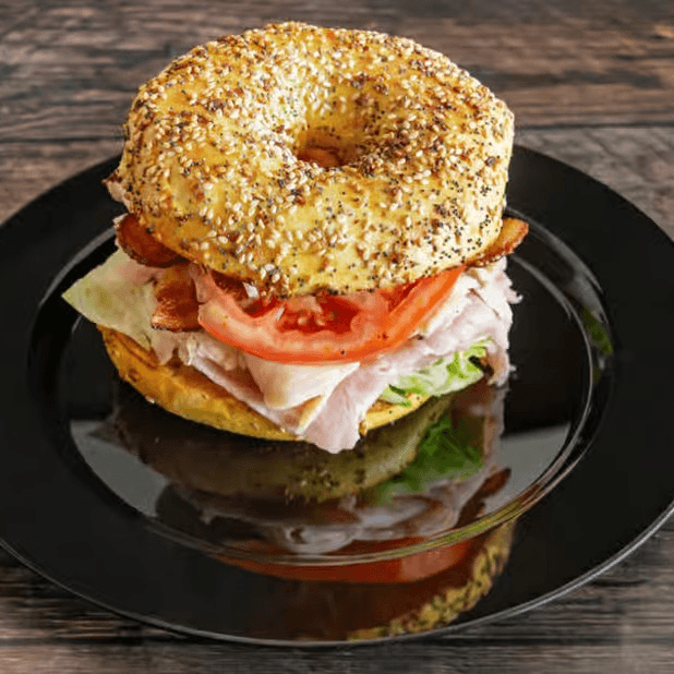 Turkey & Ham Club Sandwich.