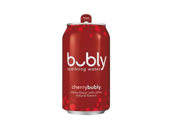 Bubly Cherry - 12oz Can.