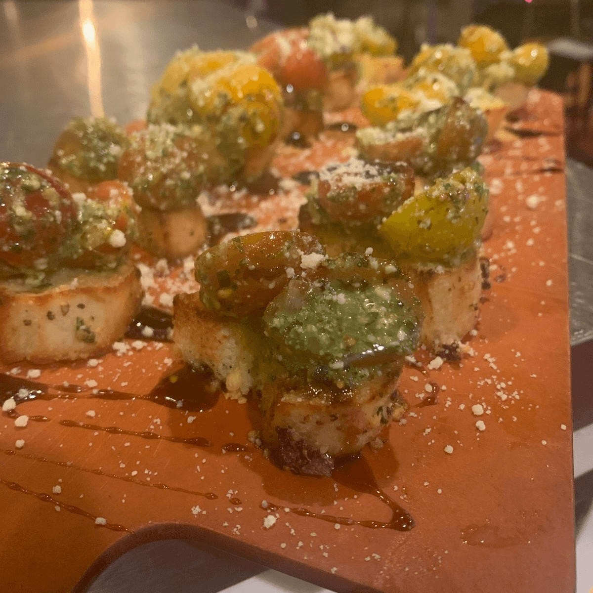 Artichoke & Bruschetta Plate.