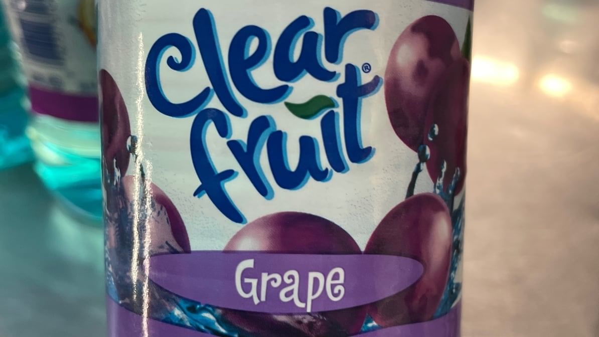 Clear Fruit Grape.