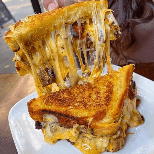 BBQ Grilled Cheese Sandwich