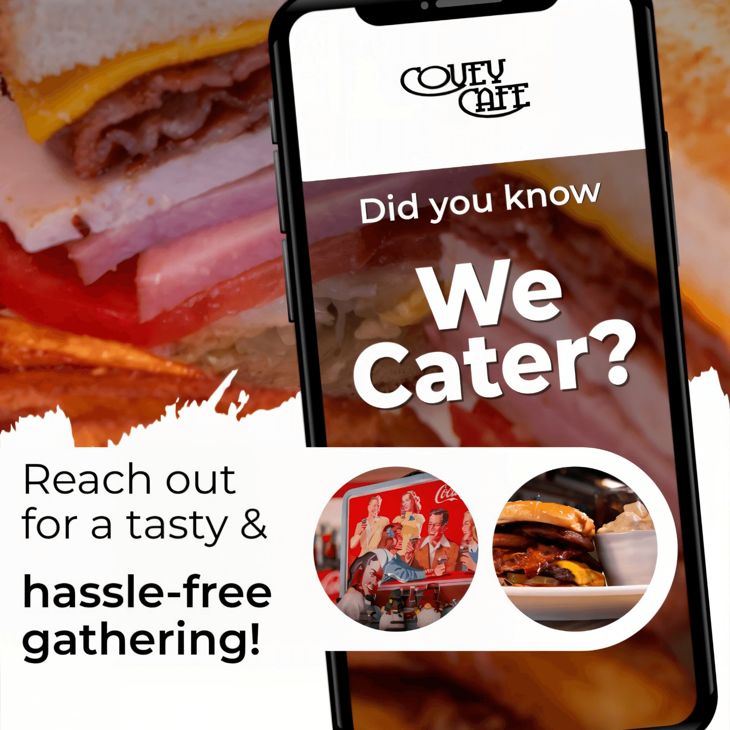 We Cater, Too! 