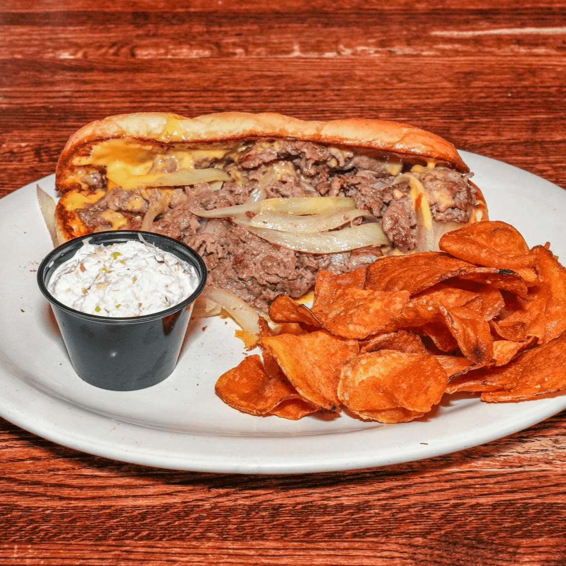 Philly Cheesesteak Sandwich.
