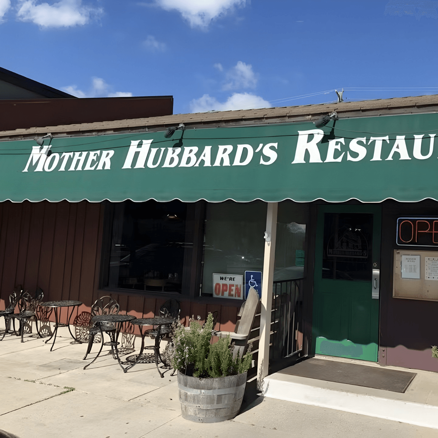 Welcome To Mother Hubbard's Restaurant