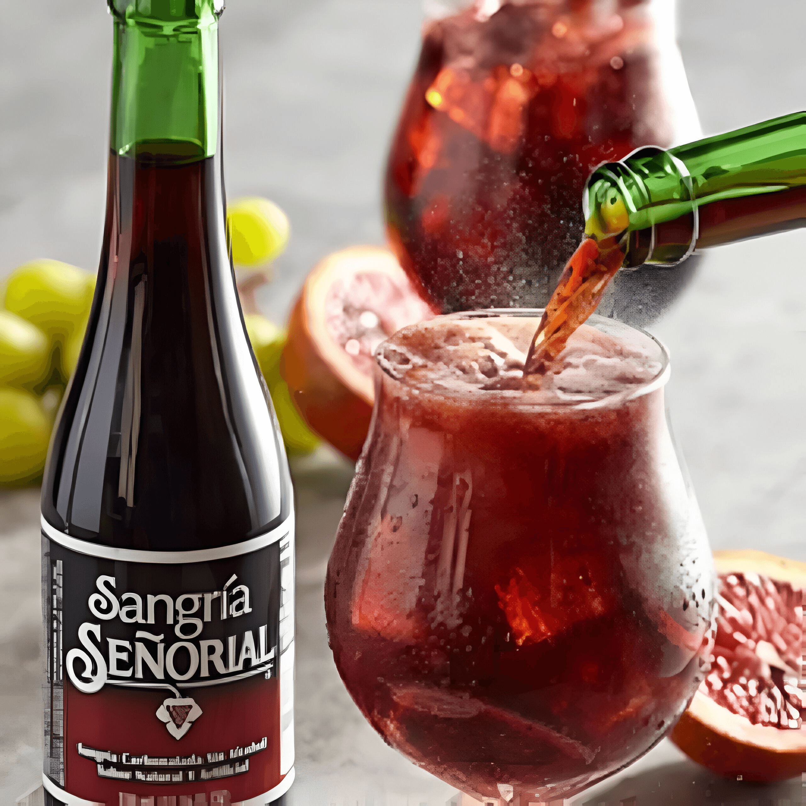 Sangria Natural Flavor Soda.