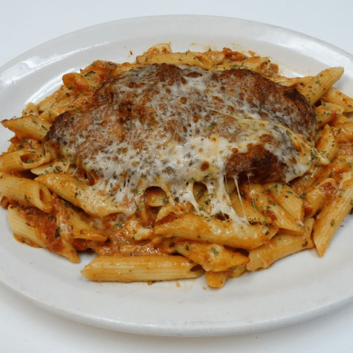 Ziti Parmesan Pasta.