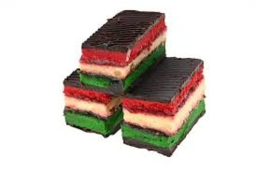 7 Layer Rainbow Cake.