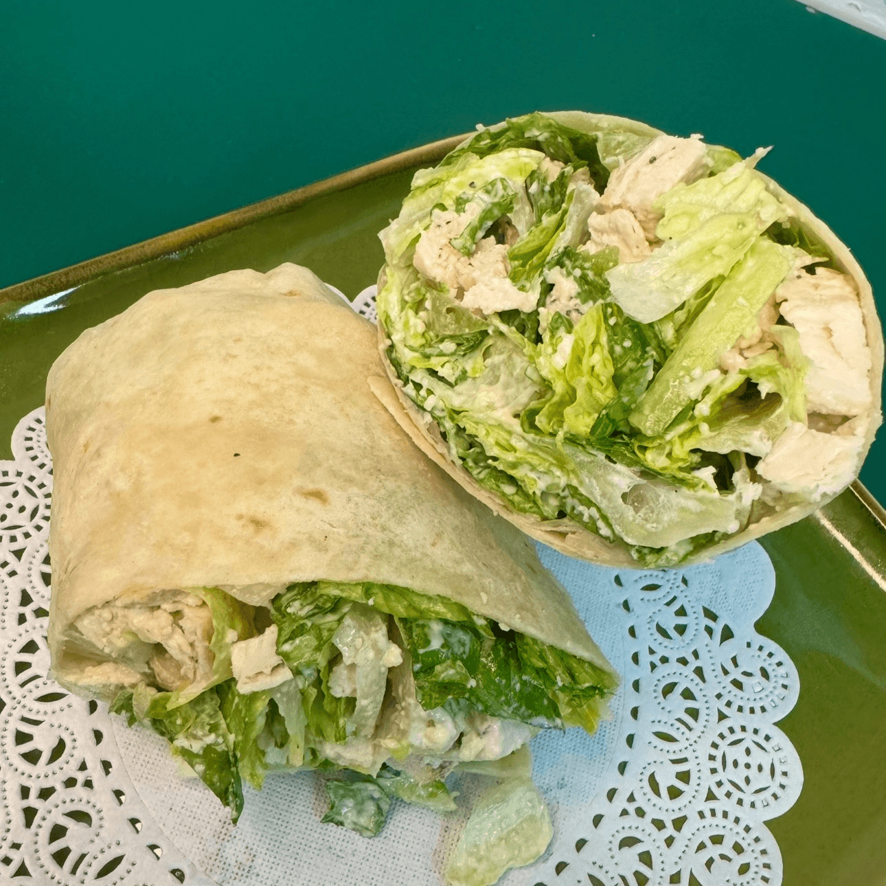 Chicken Caesar Wrap.