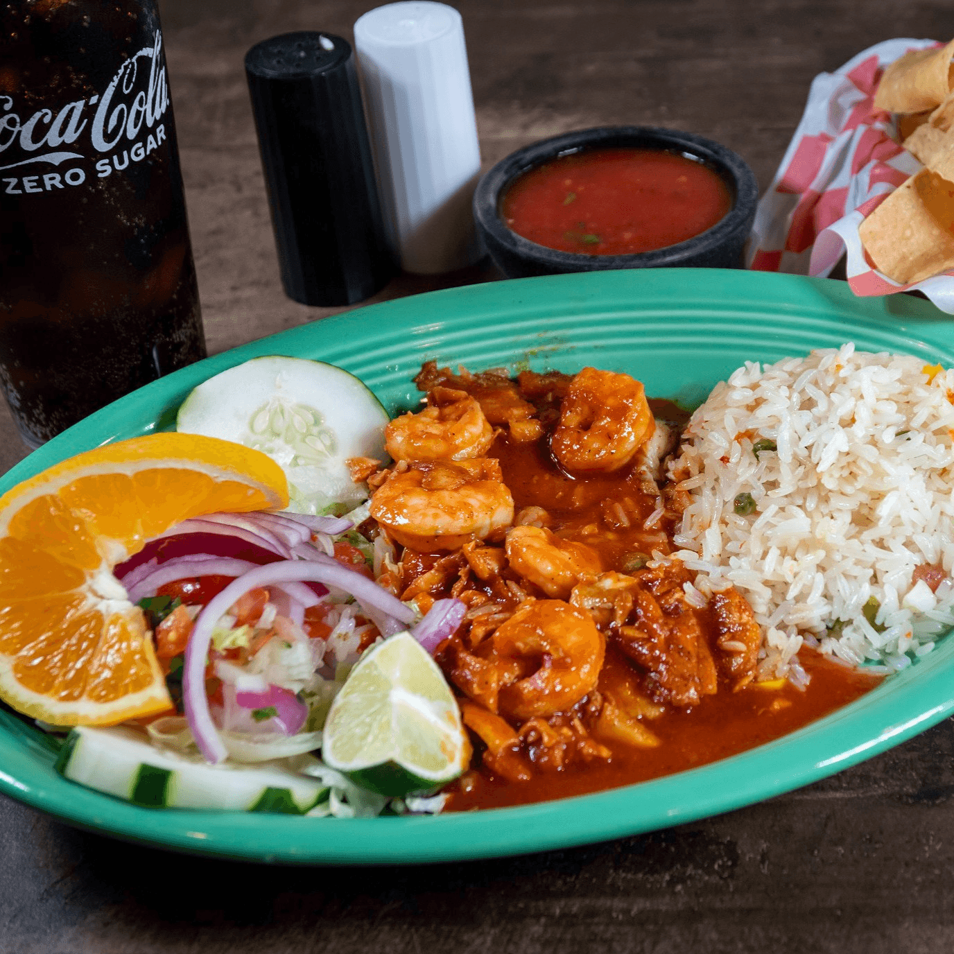 Camarones A  La Diabla.