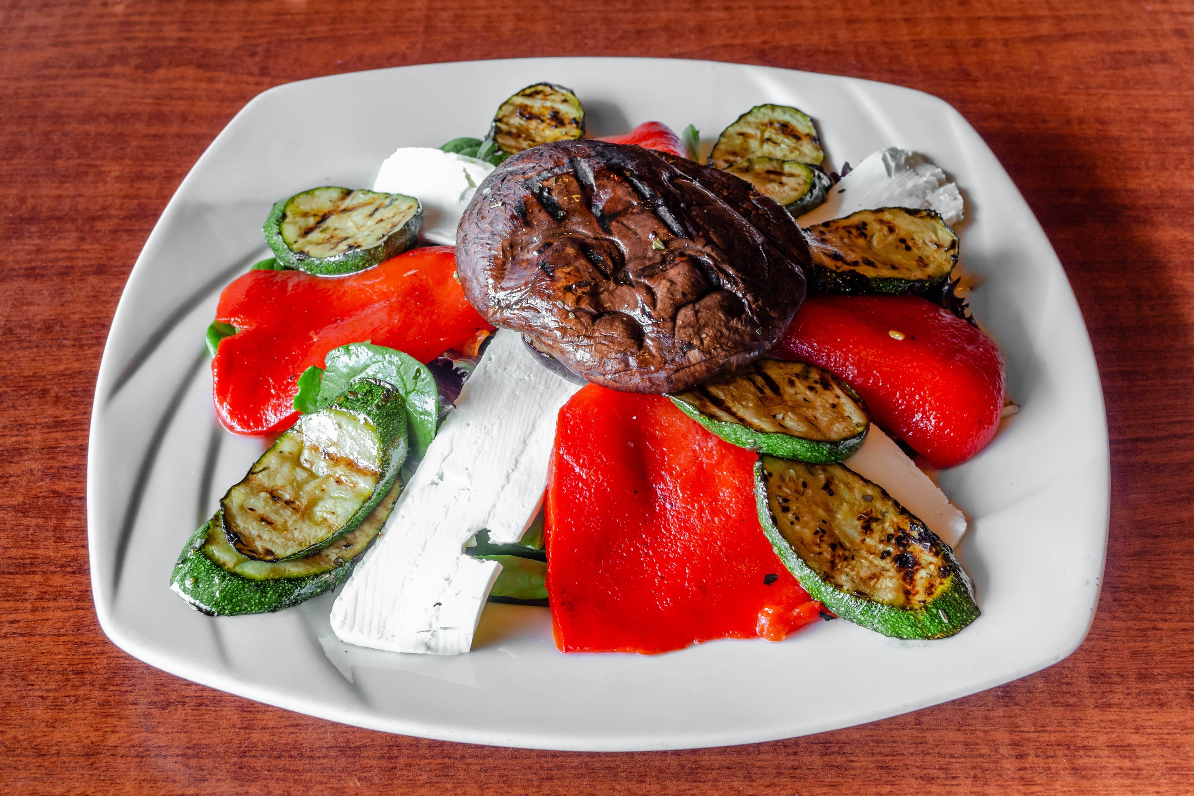 Vegetable Tower Salad.