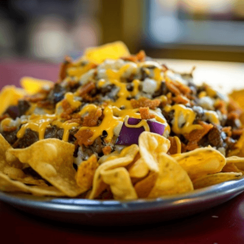 Birria Chicken Nachos.