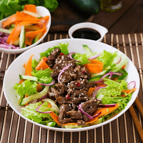Laab (Spicy Meat Salad).