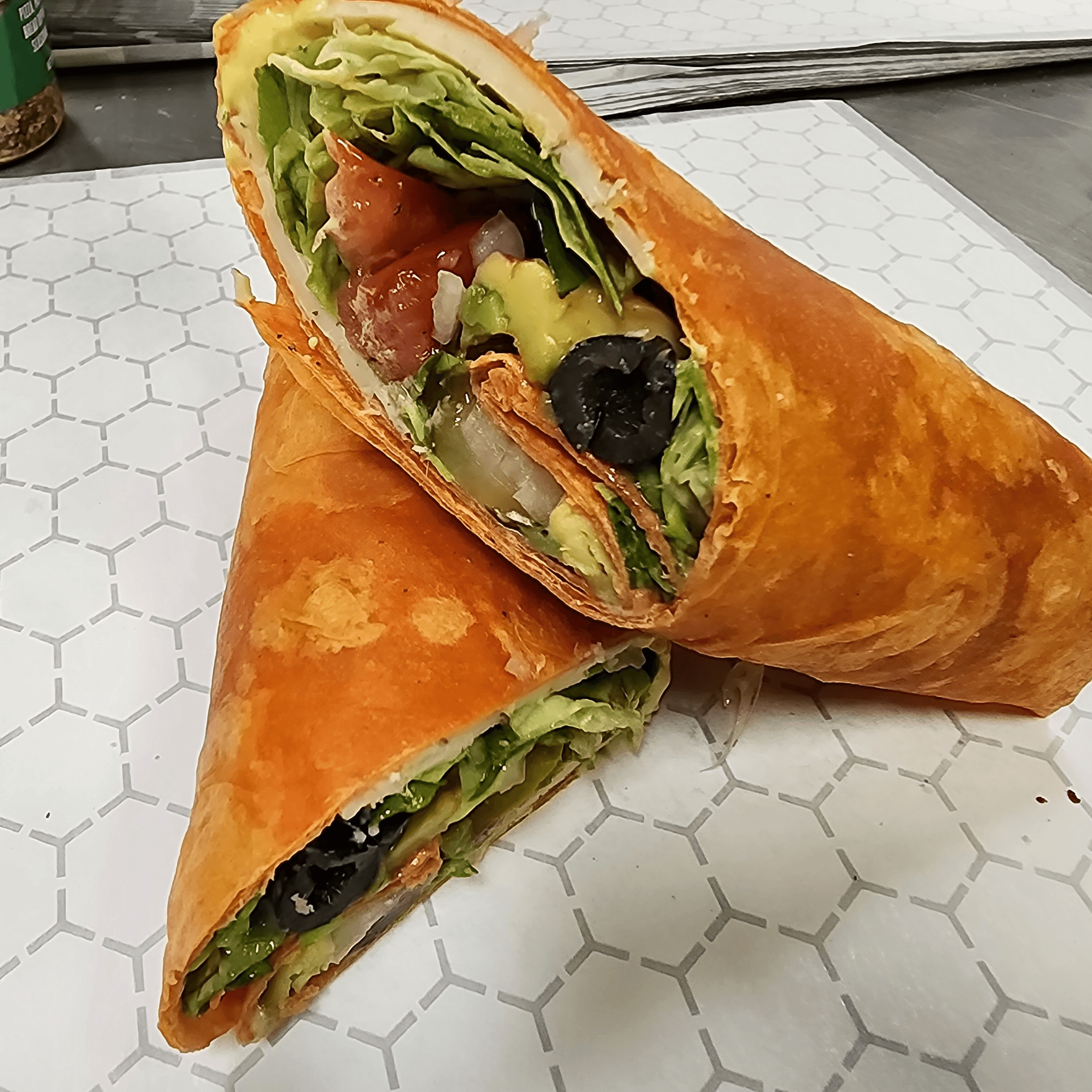 © Cheese & Veggie Wrap.
