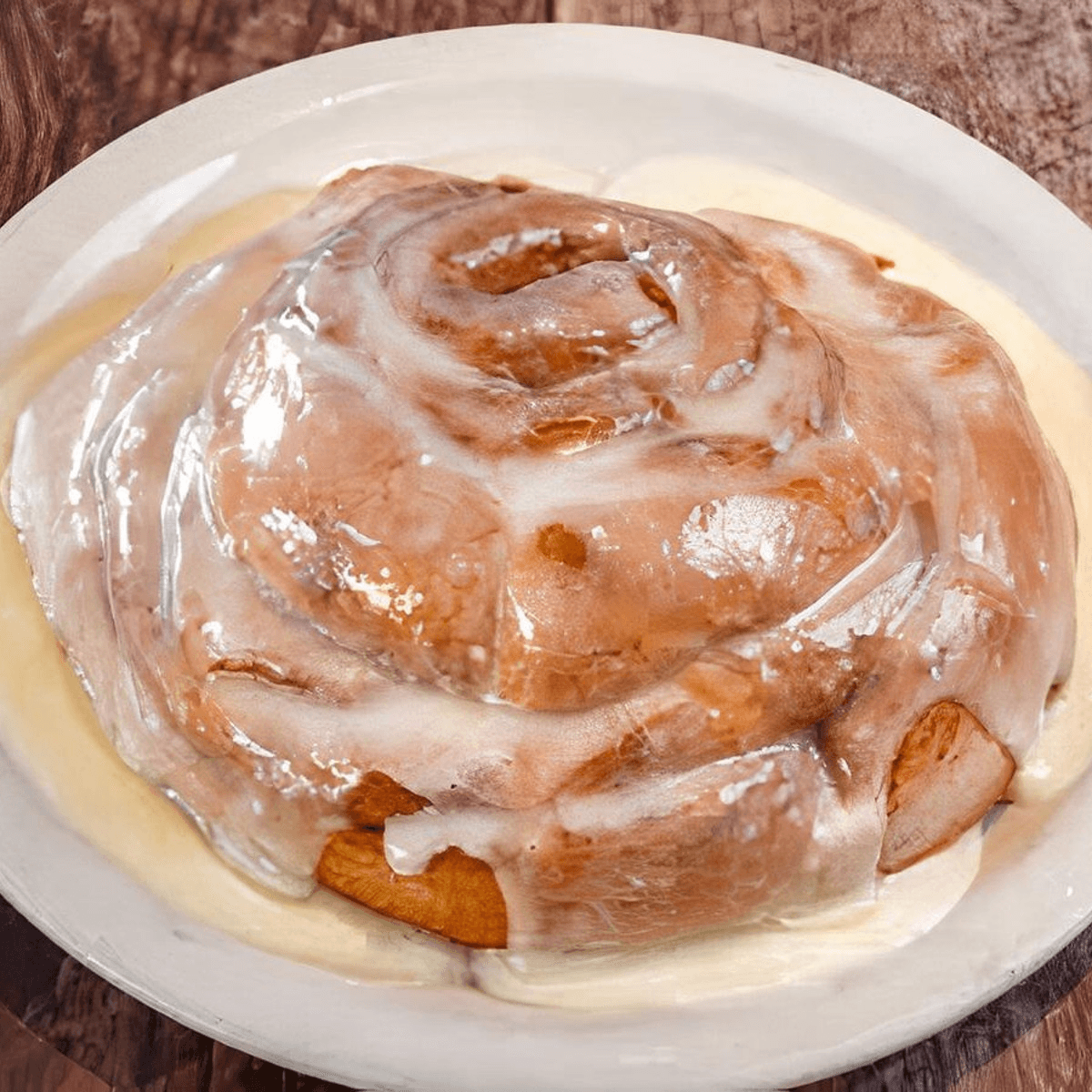Giant Cinnamon Roll.
