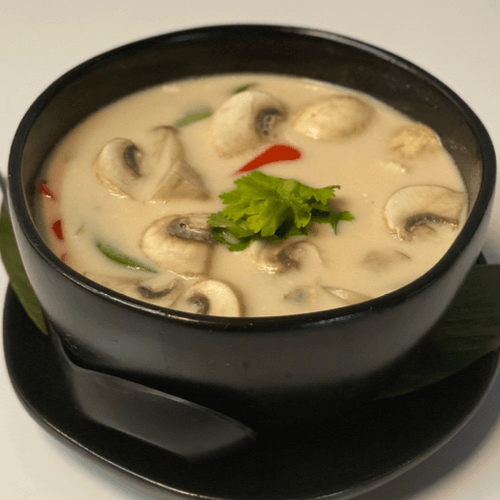 Tom Kha Kai (Coconut Soup).