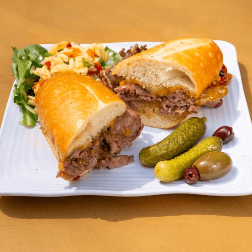 TBros.Cheese Steak Sandwich.