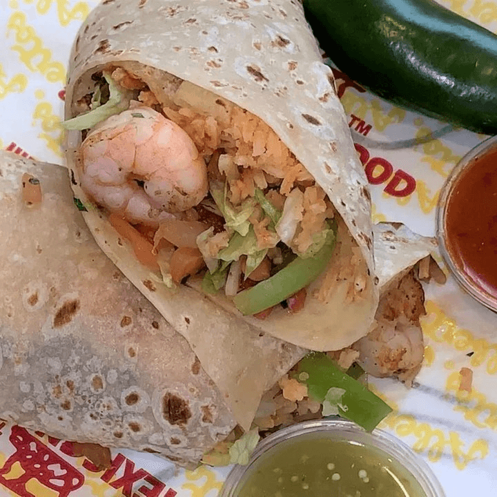 Shrimp Burrito.