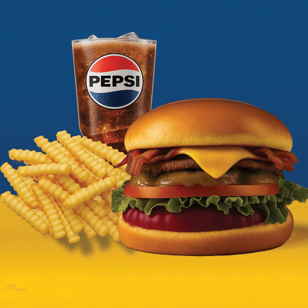 4. Bacon Cheese Burger Combo.