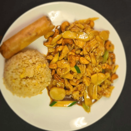 Cashew Chicken.