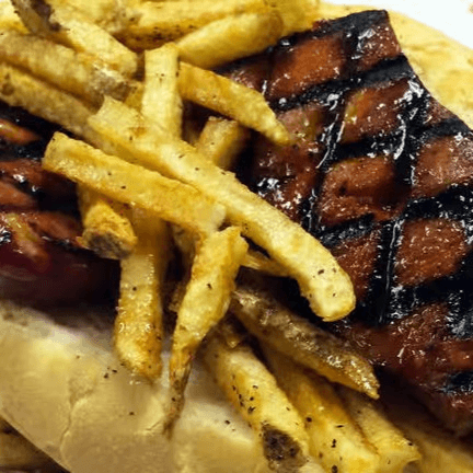 Chourcio & chips sandwich.