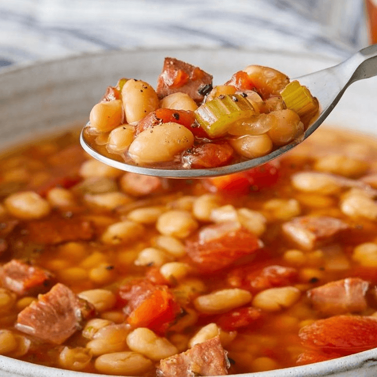 Navy Bean Soup , choose cup or bowl.