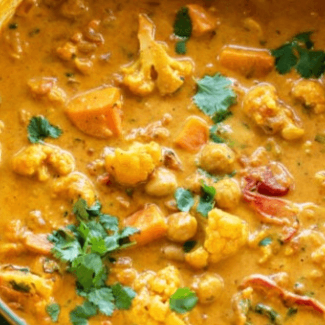 Mix Veggie Coco Curry.