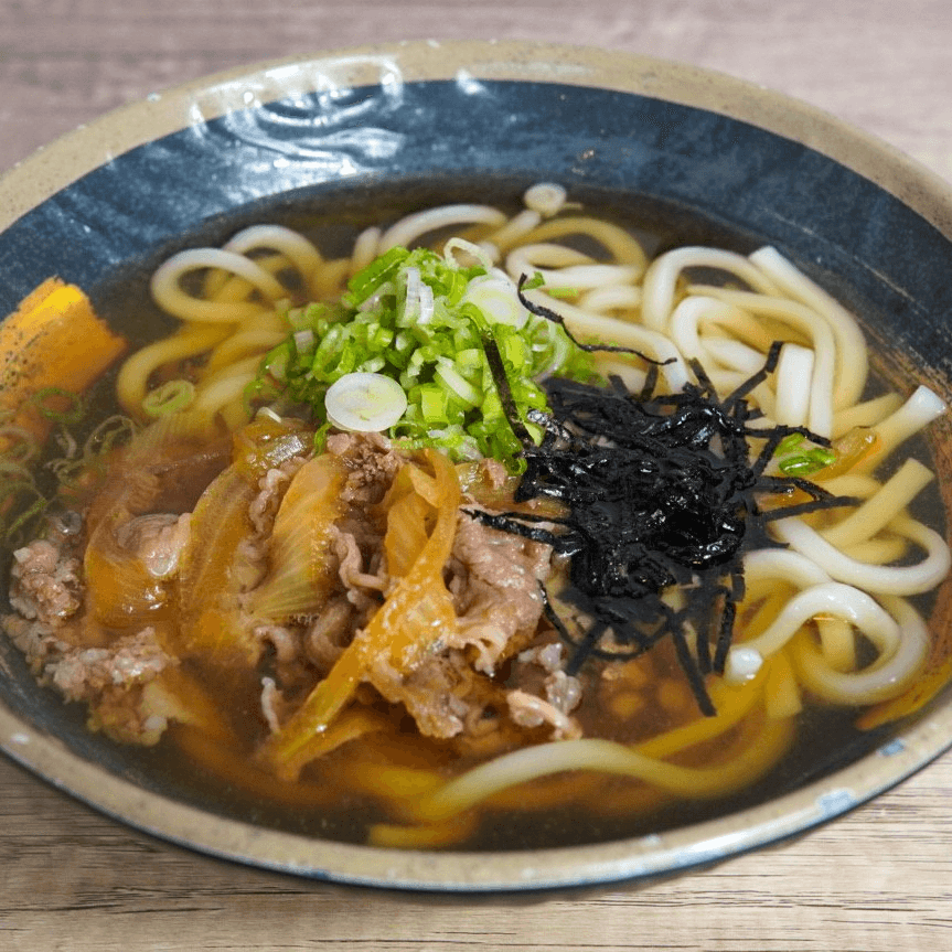 Beef and Onion Udon.