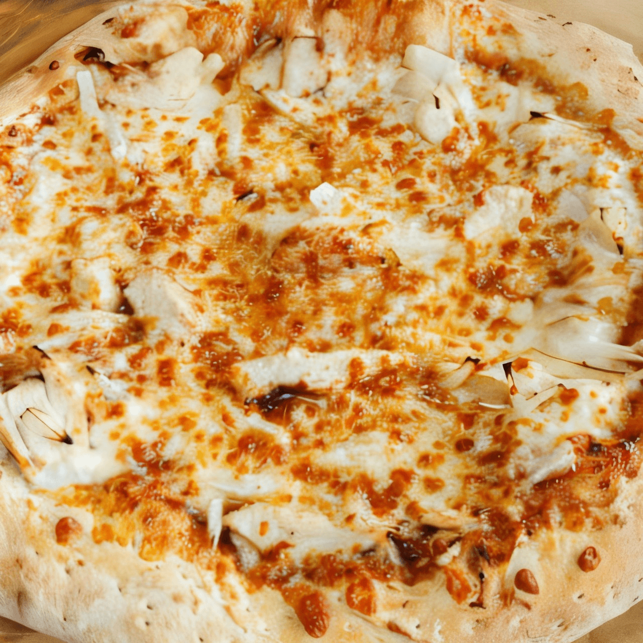 BBQ Chicken Pizza.