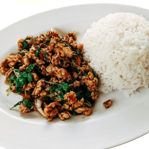 Kra Pao Nua (Basil Beef).