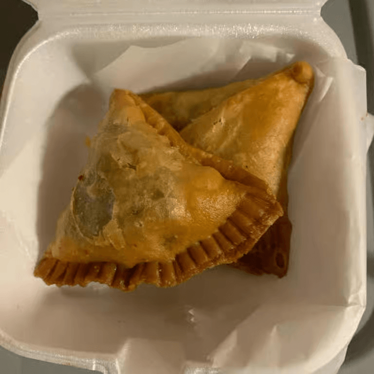 Lamb samosa.