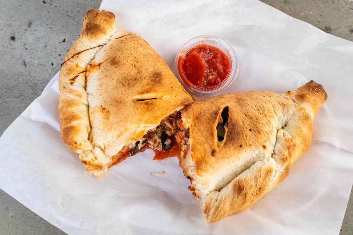 Crazy Cow Calzone.