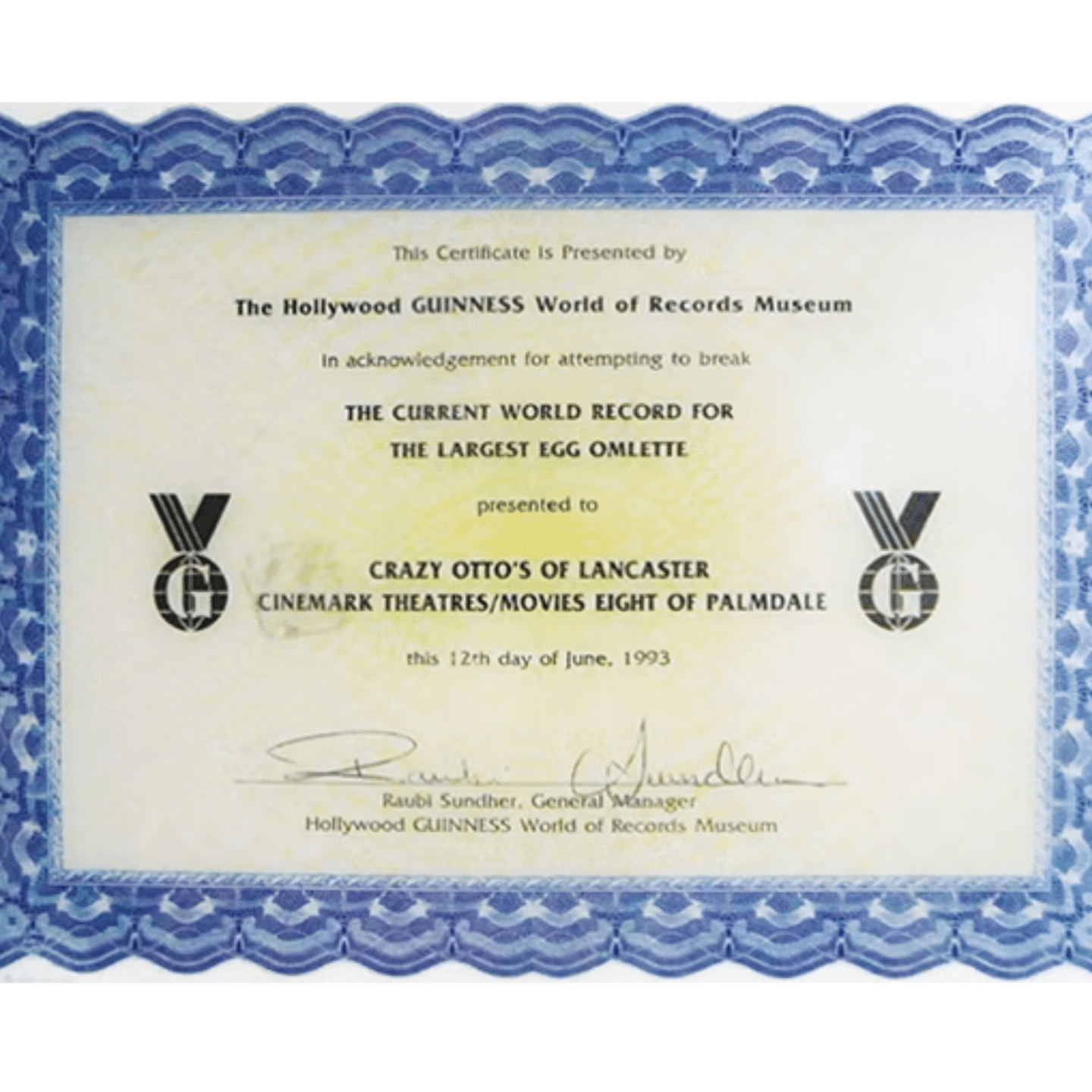 Big Omelettes and a World Record History