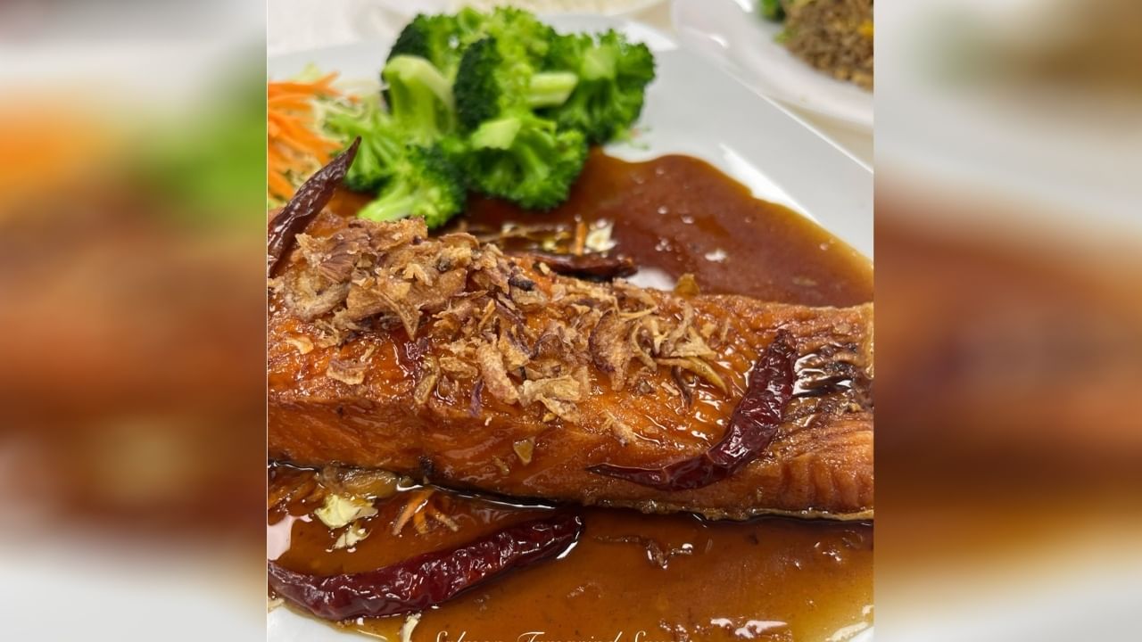 Salmon Tamarind Sauce.