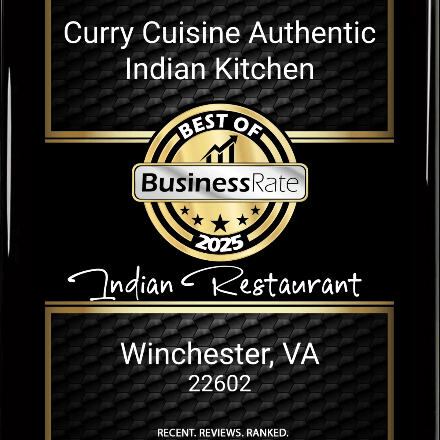 Winner of Best of Business Rate 2025