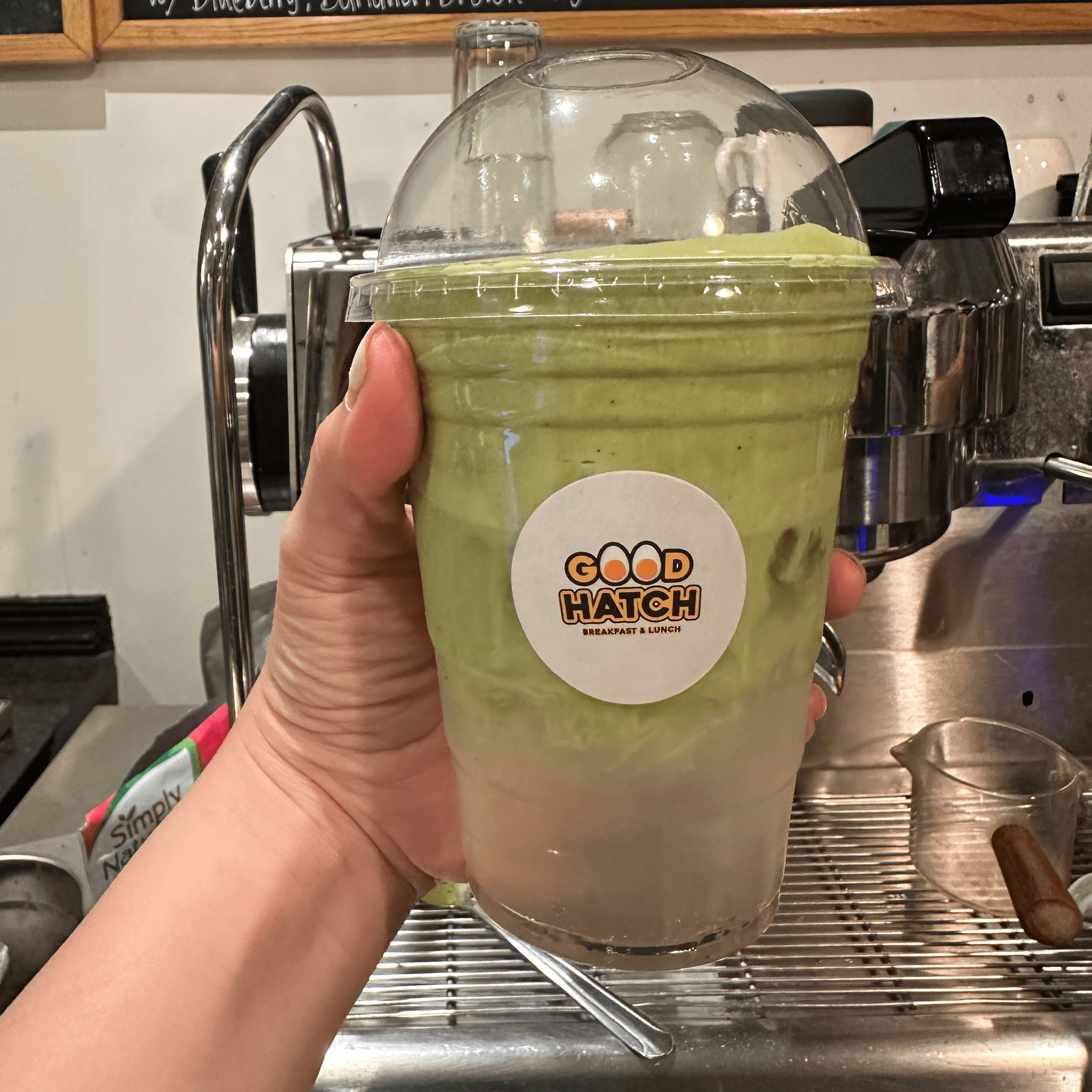 Iced Coconut Cloud Matcha.