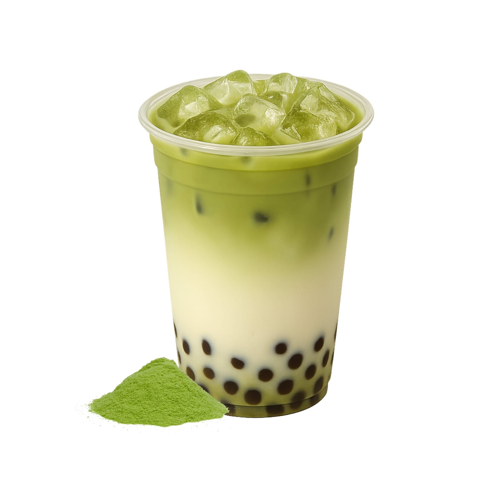 Matcha Latte Iced Drink - 抹茶拿铁冷饮.