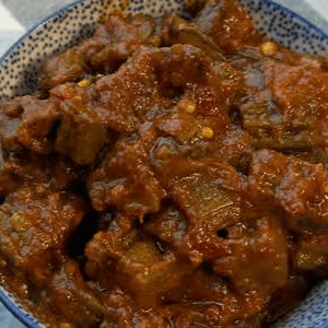 Okra masala.