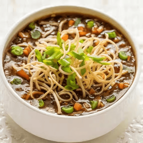 Veg Munchow Soup.