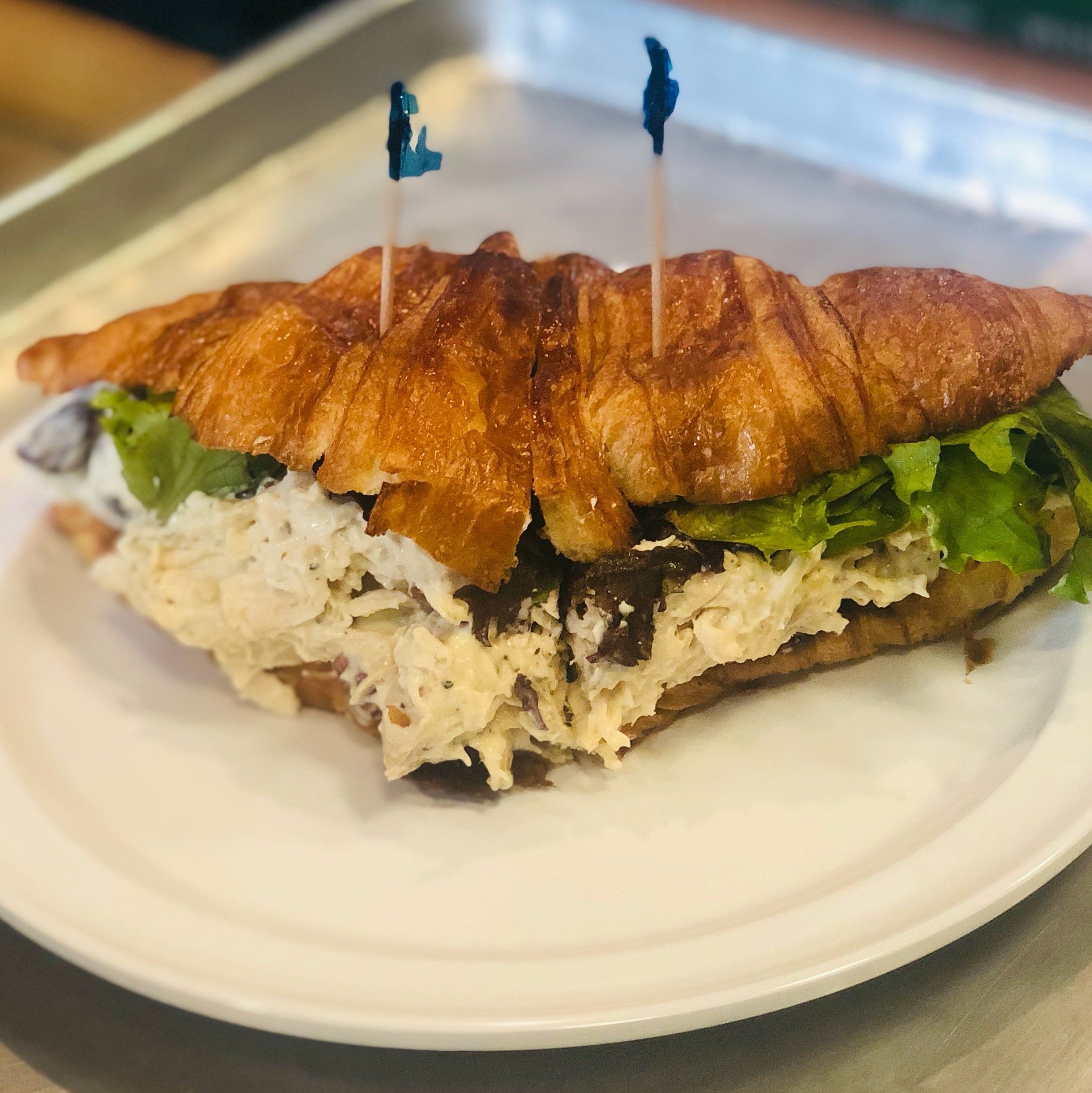 Gourmet Chicken Salad Croissant.