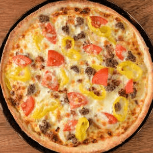 Cheeseburger Pizza.
