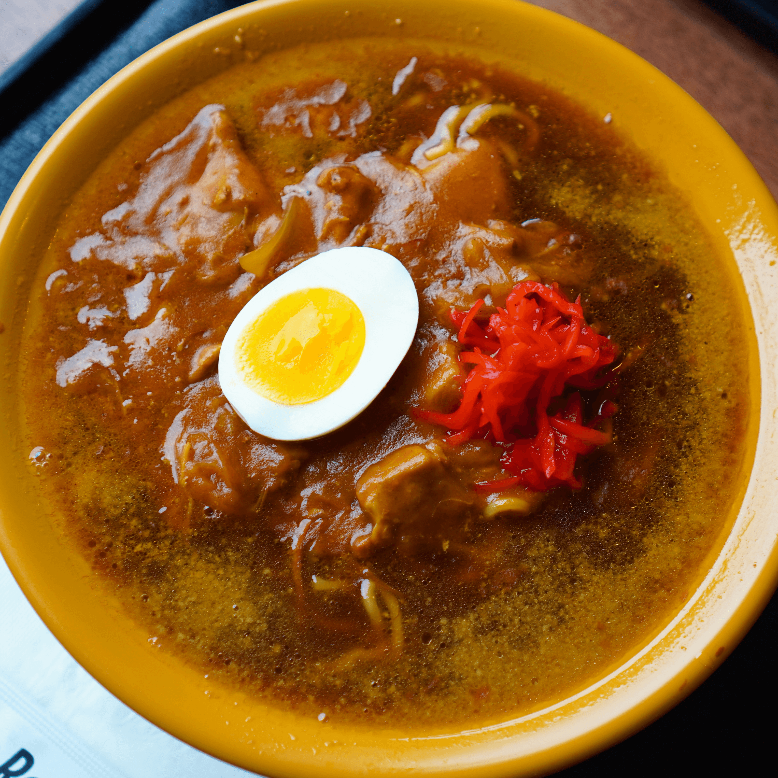 Spicy Chicken Curry Ramen.