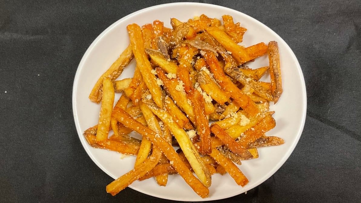 Fresh Cut Garlic Parmesan Fries.