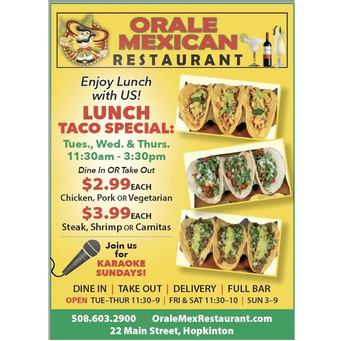 Unveiling Our Irresistible Lunch Taco Specials!