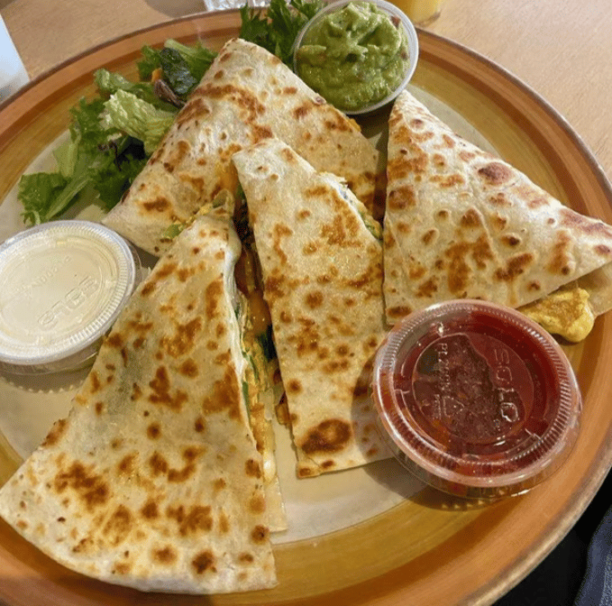 Morning Quesadilla Special.