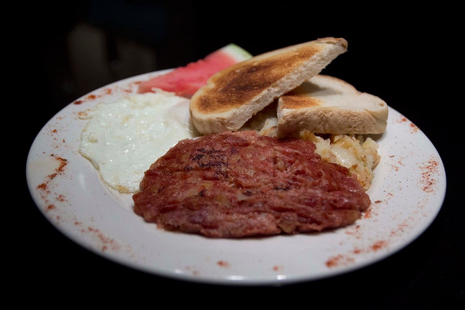 Corned Beef Hash & Eggs.