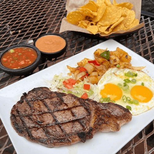 Steak and Eggs.