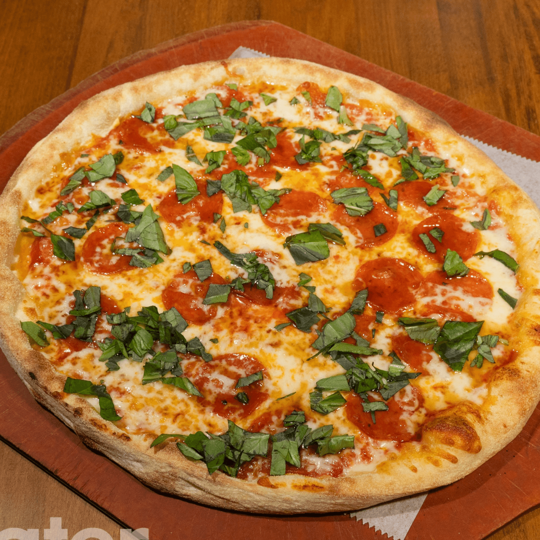 Hot Honey Pepperoni Pizza.