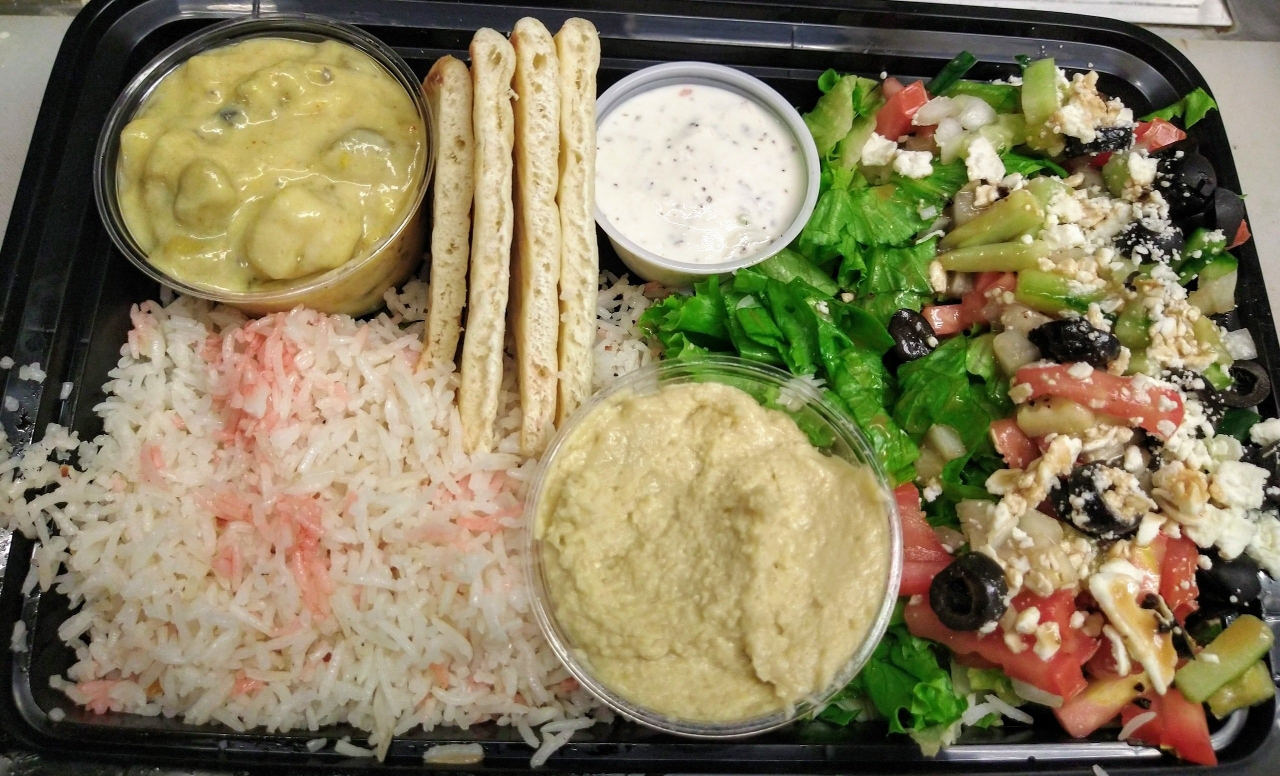 Hummus Plate.